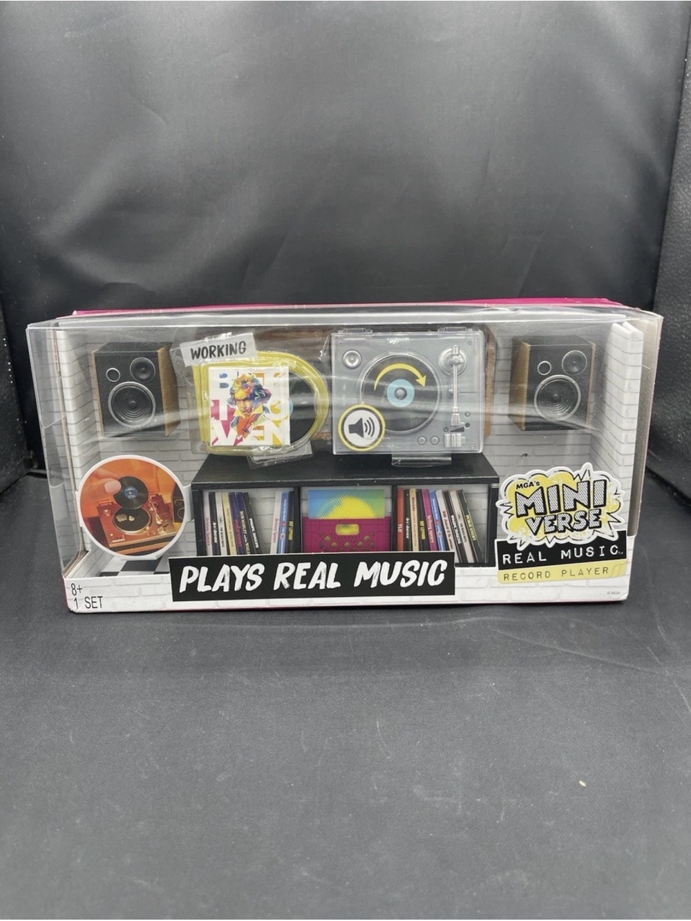 MGA's Miniverse Real Vinyl Music Record Player